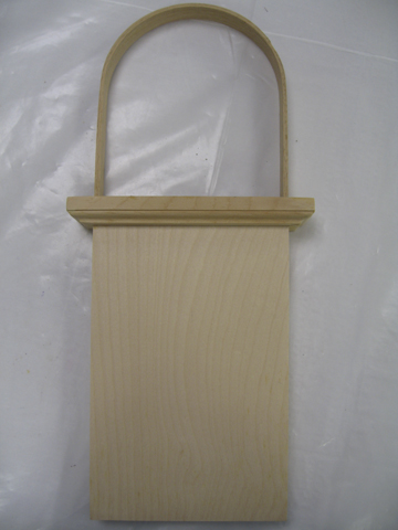 hanging basket wood